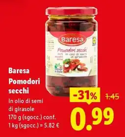 Lidl Baresa Pomodori secchi offerta