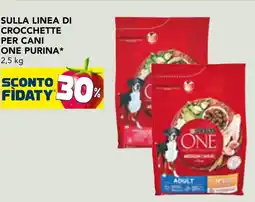 Esselunga Sulla linea di crocchette per cani one PURINA offerta