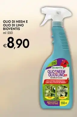 Bennet Olio di neem e olio di lino BIOVENTIS offerta