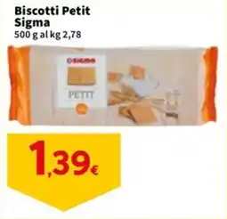 Sigma Biscotti Petit Sigma offerta