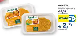Esselunga COTOLETTA classica o ortaiola con spinaci, 3 pezzi offerta