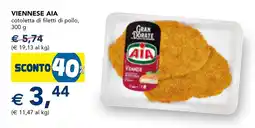 Esselunga Viennese aia cotoletta di filetti di pollo offerta