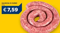 Esselunga Salsiccia di suino offerta