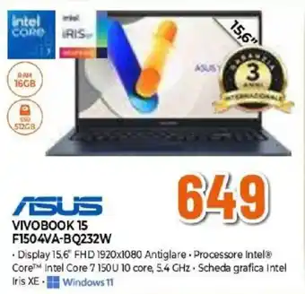 ASUS VIVOBOOK 15 F1504VA-BQ232W