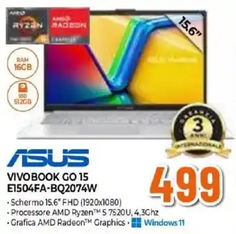 ASUS VIVOBOOK GO 15 E1504FA-BQ2074W