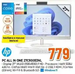 Expert hp PC ALL IN ONE 27CR0053NL offerta