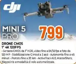 Expert dji DRONE CMOS 1" 4K 120FPS offerta