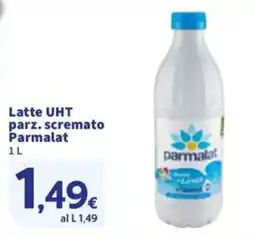 Sigma Latte UHT parz. scremato Parmalat offerta
