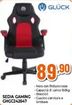 Expert SEDIA GAMING GHGC242647 offerta