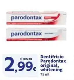 Sigma Dentifricio Parodontax original, whitening offerta