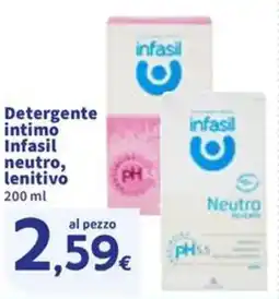 Sigma Detergente intimo Infasil neutro, lenitivo offerta