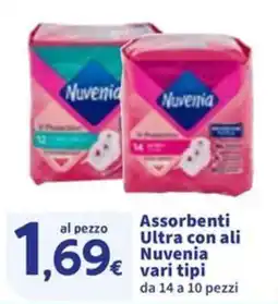 Sigma Assorbenti Ultra con ali Nuvenia offerta