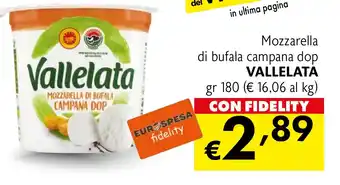 Mozzarella di bufala campana dop VALLELATA