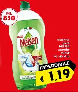 Eurospesa Detersivo piatti NELSEN offerta