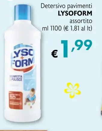 Eurospesa Detersivo pavimenti LYSOFORM offerta
