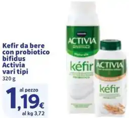 Sigma Kefir da bere con probiotico bifidus Activia offerta