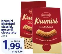 Sigma Krumiri Bistefani classici, gocce di cioccolato offerta