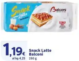 Sigma Snack Latte Balconi offerta