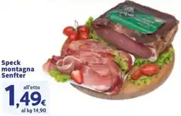 Sigma Speck montagna Senfter offerta