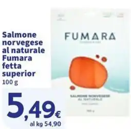 Sigma Salmone norvegese al naturale Fumara fetta superior offerta