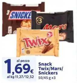 Sigma Snack Twix/Mars/ Snickers offerta