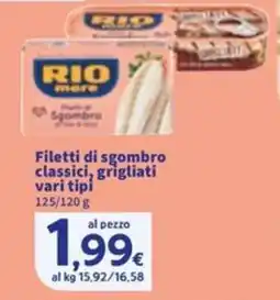 Sigma RIO more Filetti di sgombro classici, grigliati offerta