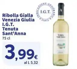 Sigma Ribolla Gialla Venezia Giulia I.G.T. Tenuta Sant'Anna offerta