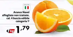Eurospesa Arance Navel affogliate non trattate offerta