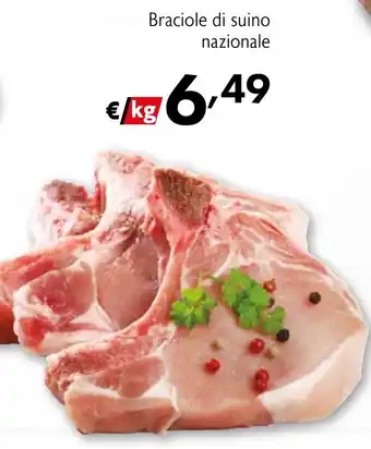 Eurospesa Braciole di suino nazionale offerta