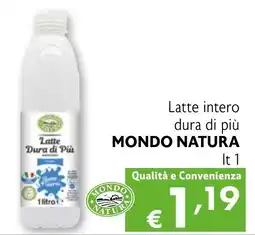 Eurospesa Latte intero dura di più MONDO NATURA offerta