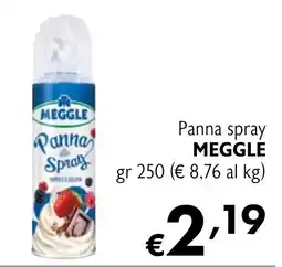 Eurospesa Panna spray MEGGLE offerta
