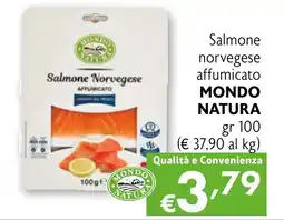 Eurospesa Salmone norvegese affumicato MONDO NATURA offerta