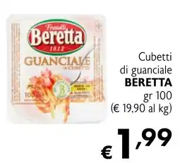 Eurospesa Cubetti di guanciale BERETTA offerta