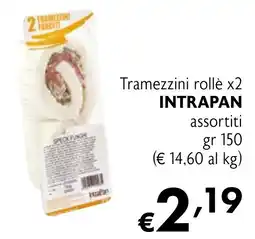 Eurospesa Tramezzini rollè x2 INTRAPAN offerta