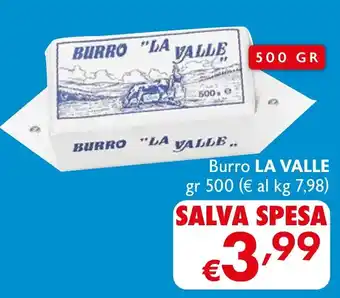 Eurospesa Burro LA VALLE offerta
