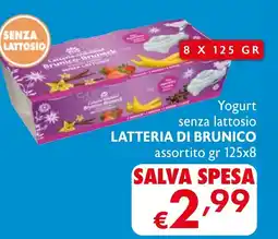 Eurospesa Yogurt senza lattosio LATTERIA DI BRUNICO offerta