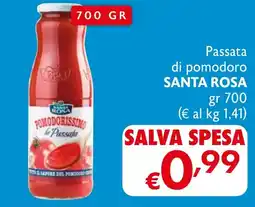 Eurospesa Passata di pomodoro SANTA ROSA offerta