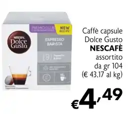 Eurospesa Caffè capsule Dolce Gusto NESCAFÈ offerta