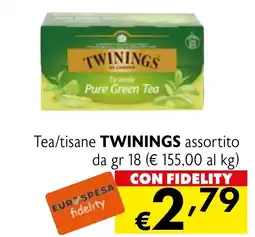 Eurospesa Tea/tisane TWININGS offerta