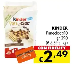 Eurospesa KINDER Panecioc offerta