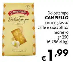 Eurospesa Dolcetempo CAMPIELLO burro e glassa/ caffè e cioccolato/ moresko offerta