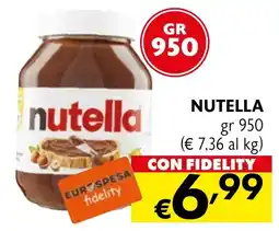 Eurospesa Nutella offerta