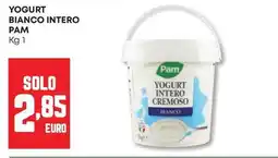 Panorama Yogurt bianco intero PAM offerta