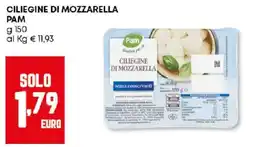 Panorama Ciliegine di mozzarella PAM offerta