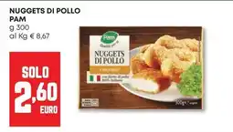 Panorama Nuggets di pollo PAM offerta