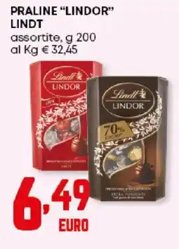 Panorama Praline "lindor" LINDT offerta
