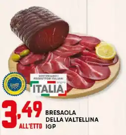 Panorama Bresaola della valtellina IGP offerta