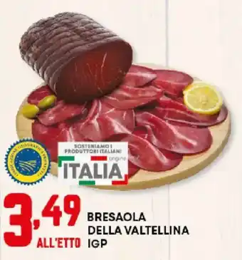 Panorama Bresaola della valtellina IGP offerta