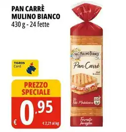 Tigros Pan carrè MULINO BIANC offerta