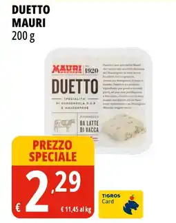 Tigros Duetto MAURI offerta